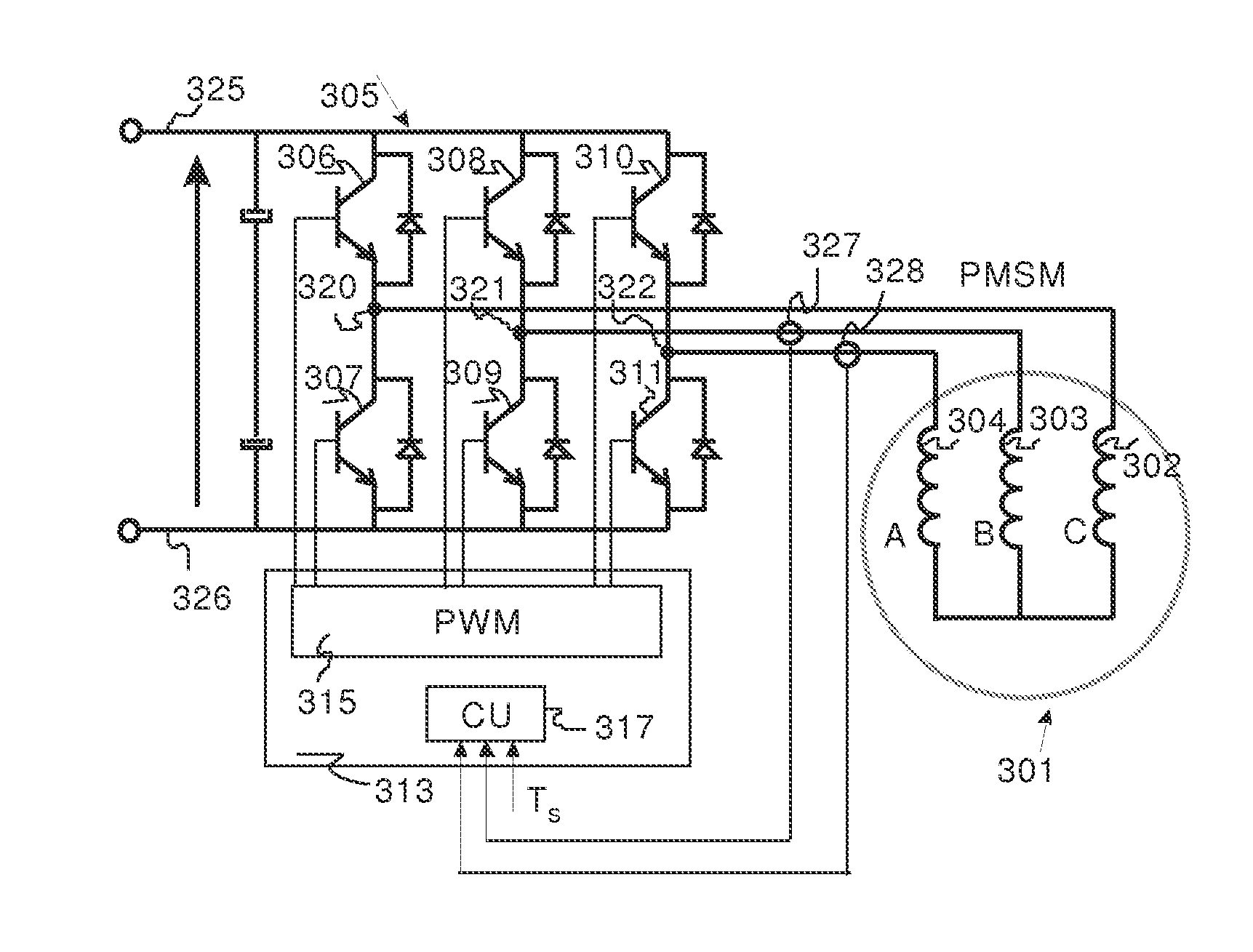 Sensorless control of salient-pole machines