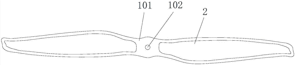 Novel compound material propeller