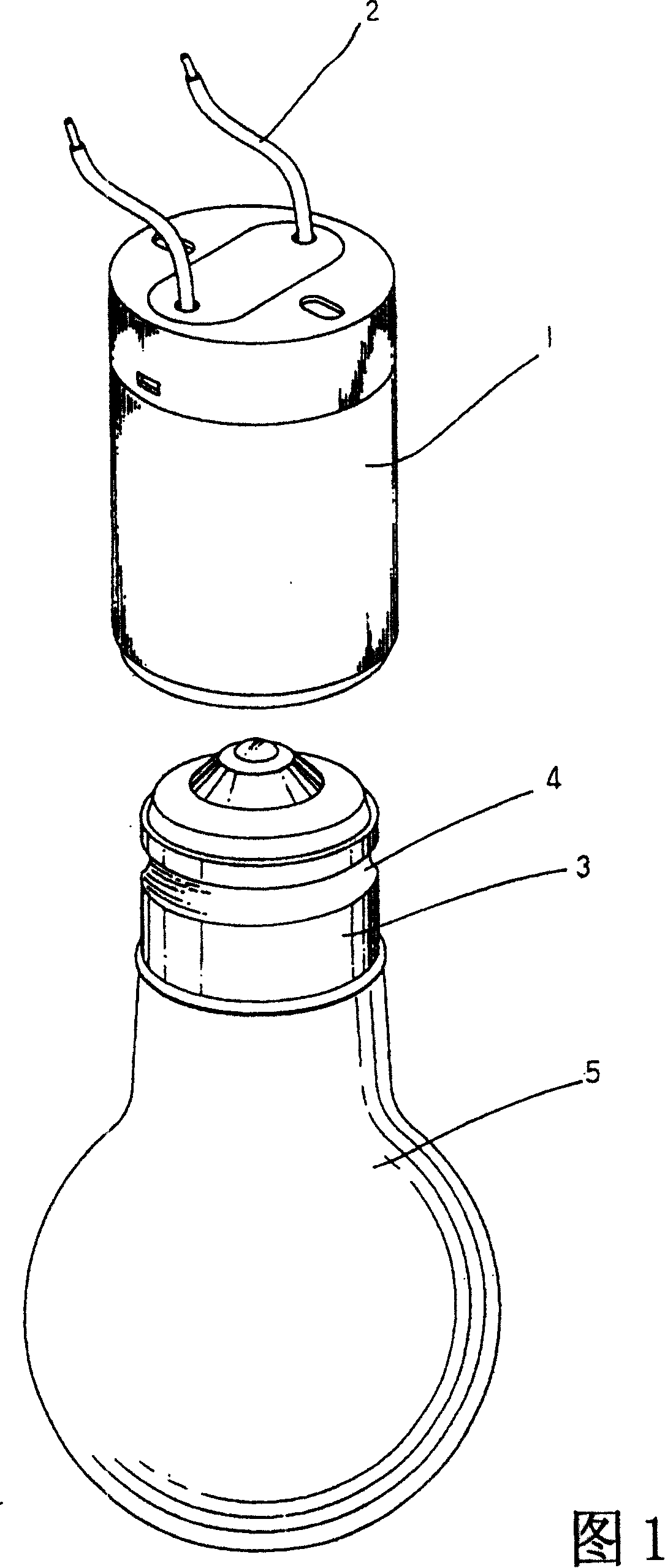 Pressing lamp socket