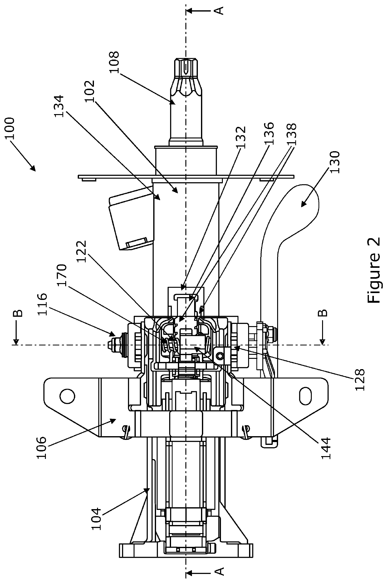 Steering column assembly