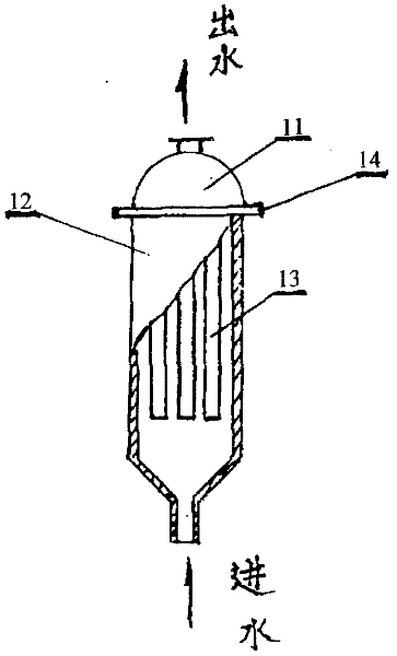 Single-pipe external-compression type mechanical-circulation forced-cross flow solid and liquid-separating dynamic membrane system and device