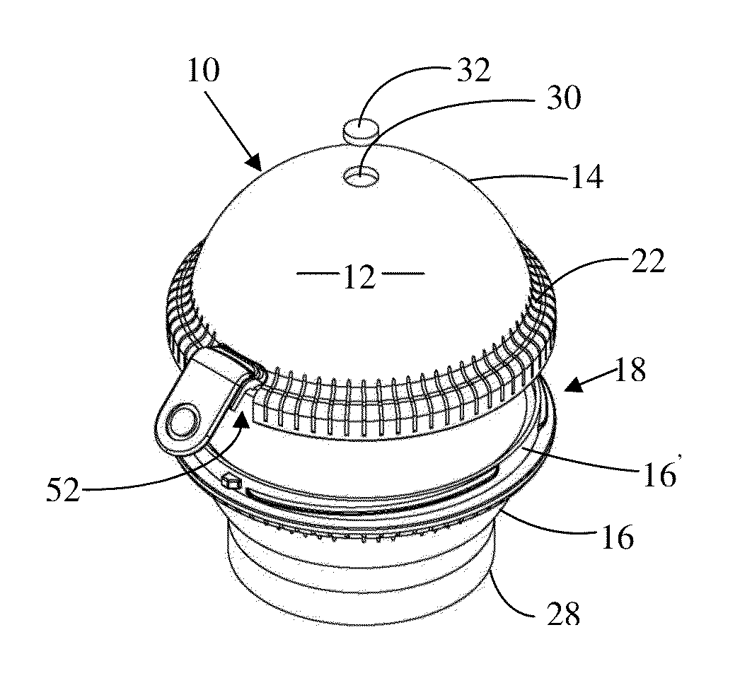 Apparatus for forming a frozen liquid product