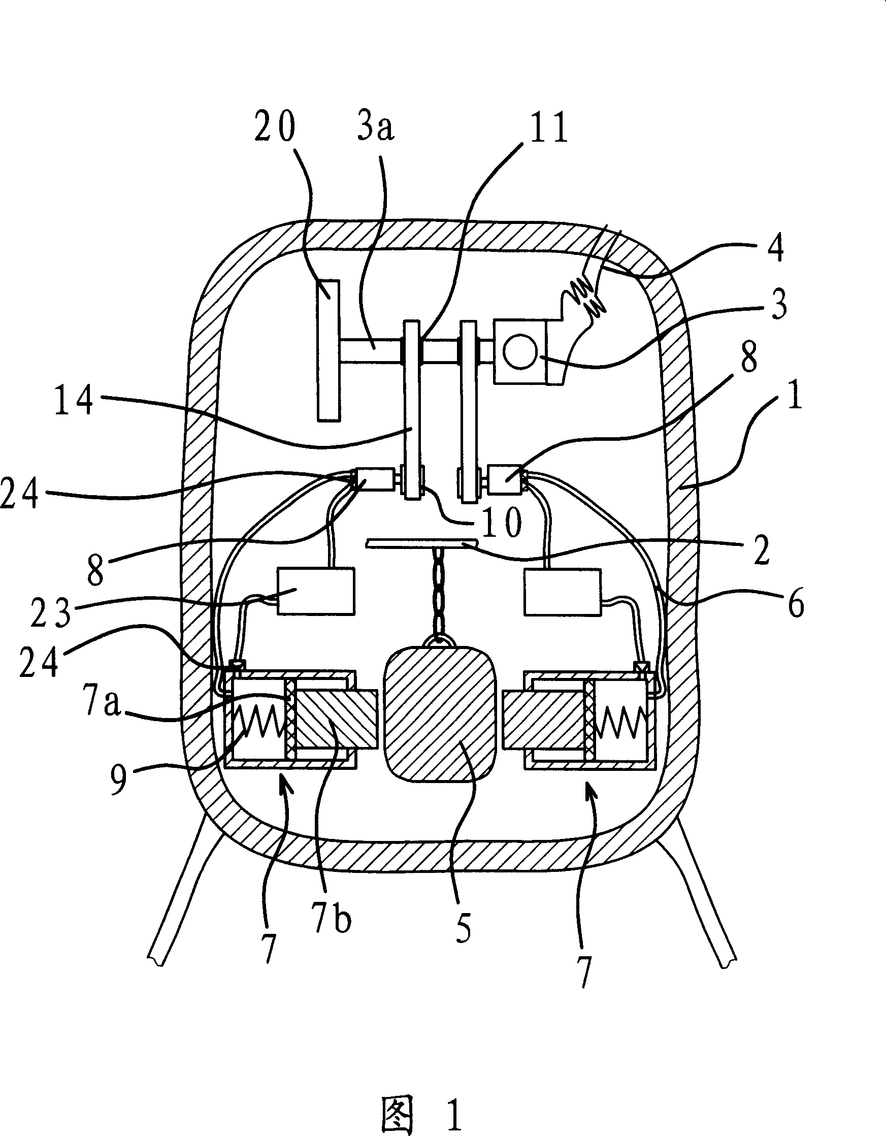 Sea wave electricity generating device