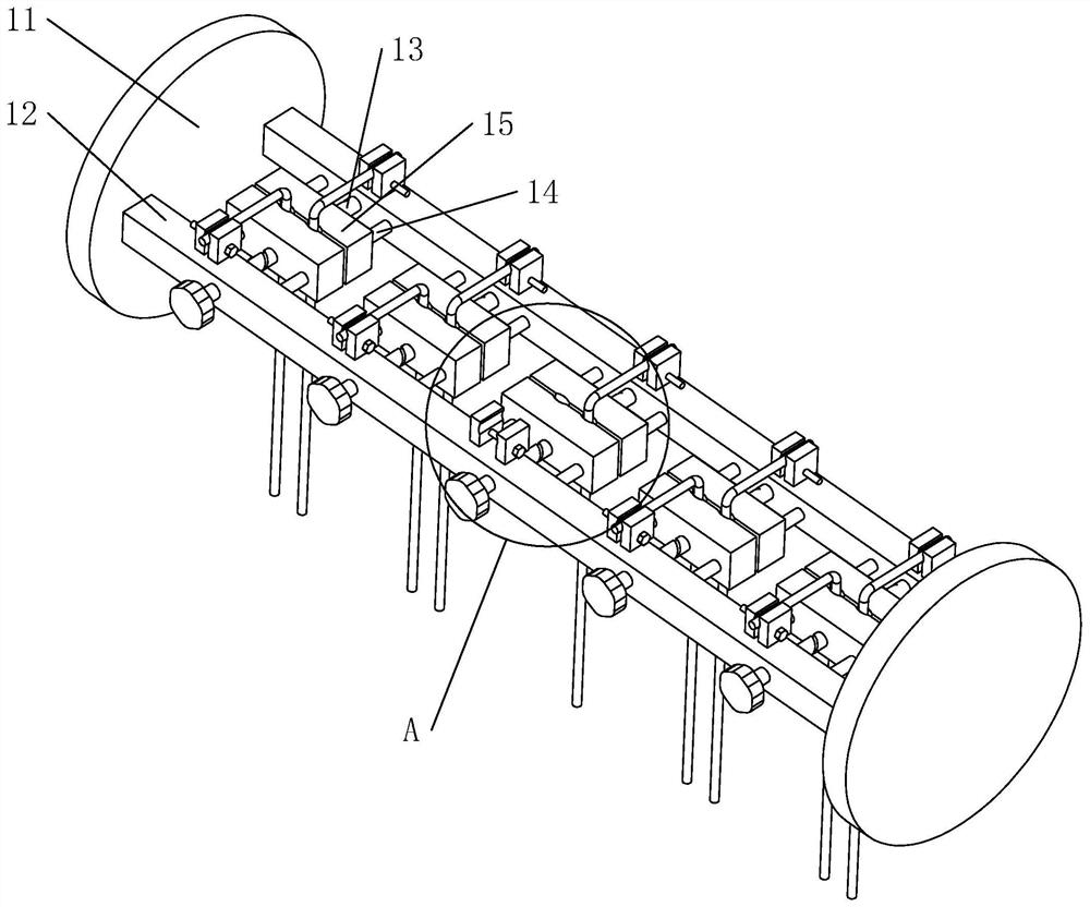 Special communication optical cable twisting test clamping tool