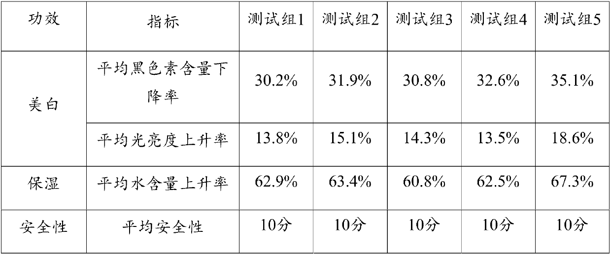 Whitening and moisturizing skin care product and preparation method thereof