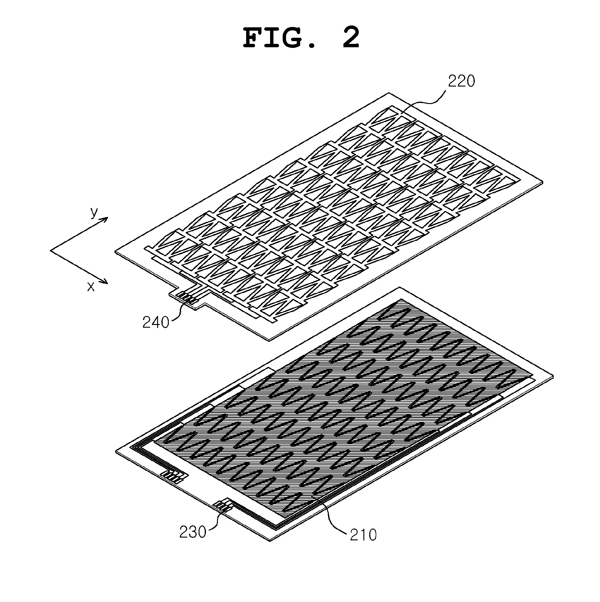 Capacitive type touch panel