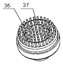 Cleaning head and skin cleaning device with cleaning head