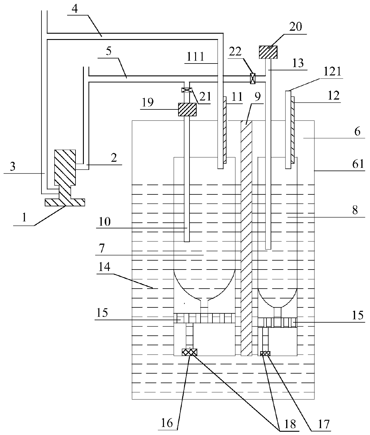 Parallel breathing type double-plate silo solid carbon fuel cell stack and power generation method thereof