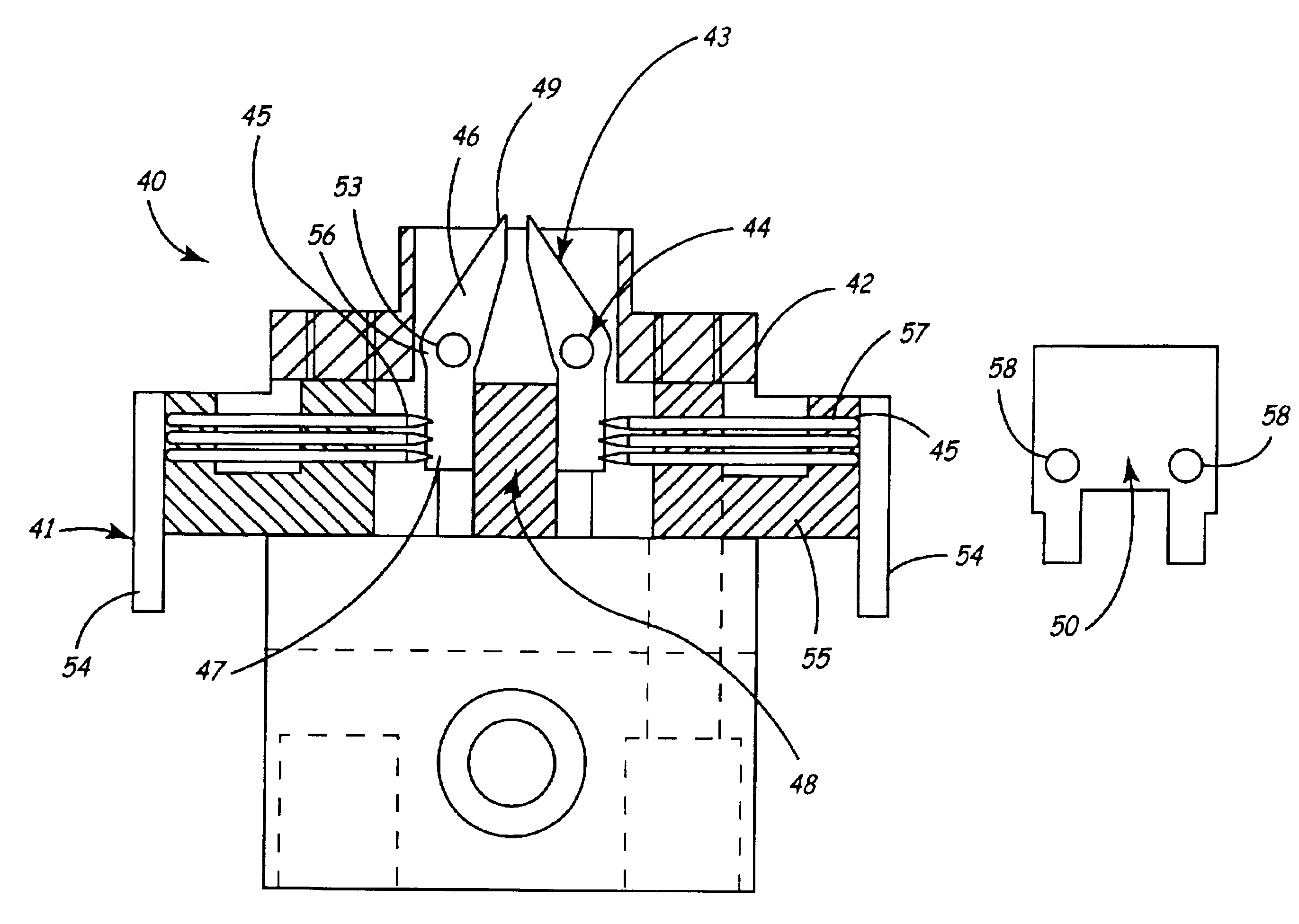 Micro connector to facilitate testing of micro electronic component and subassemblies