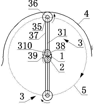 Mechanical transmission roller wing lift force generation device