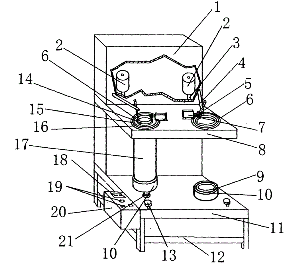 Vacuum cup/kettle mouth sealing machine