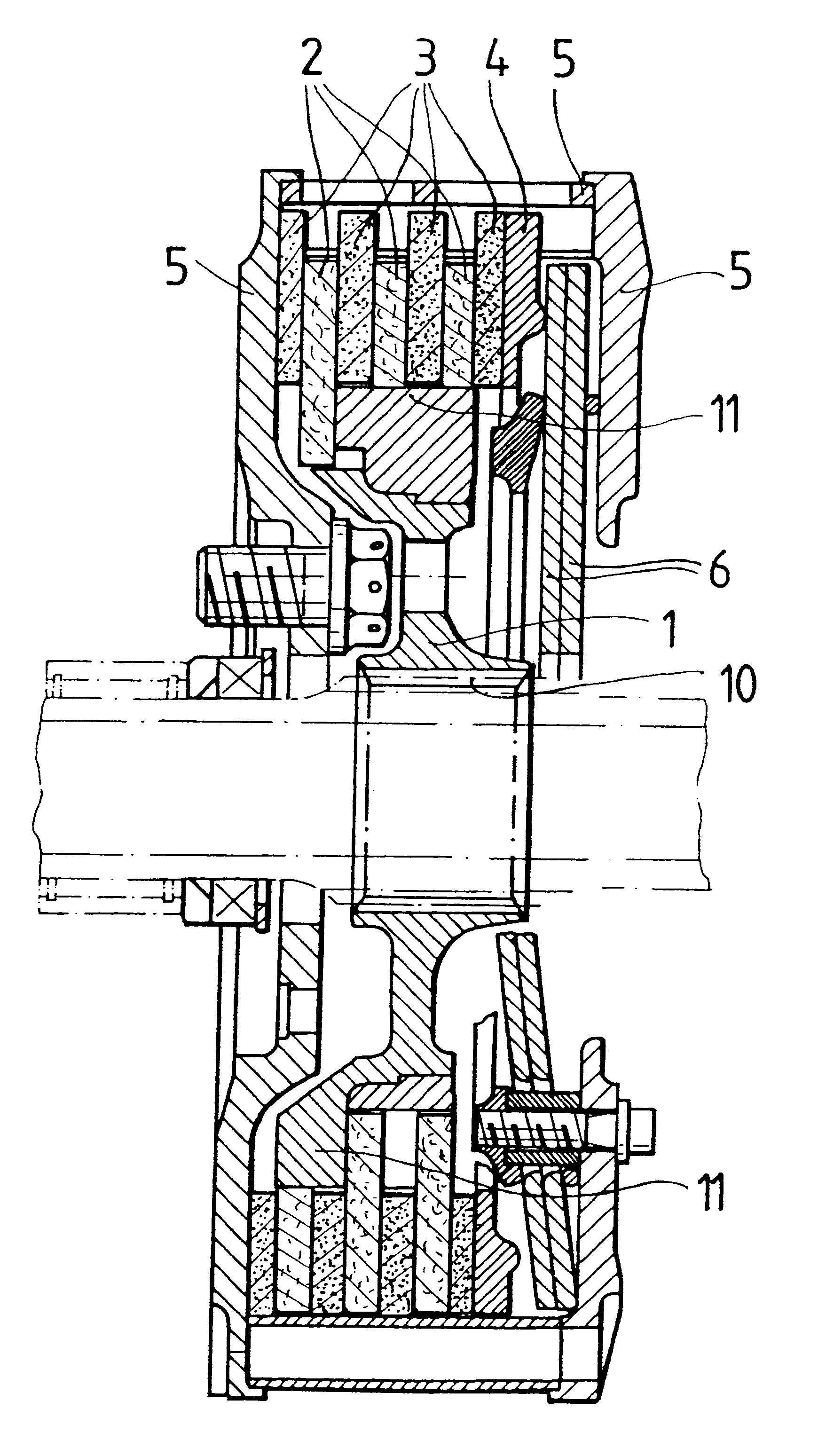 Friction clutch with nickel-chromium alloy spring elements