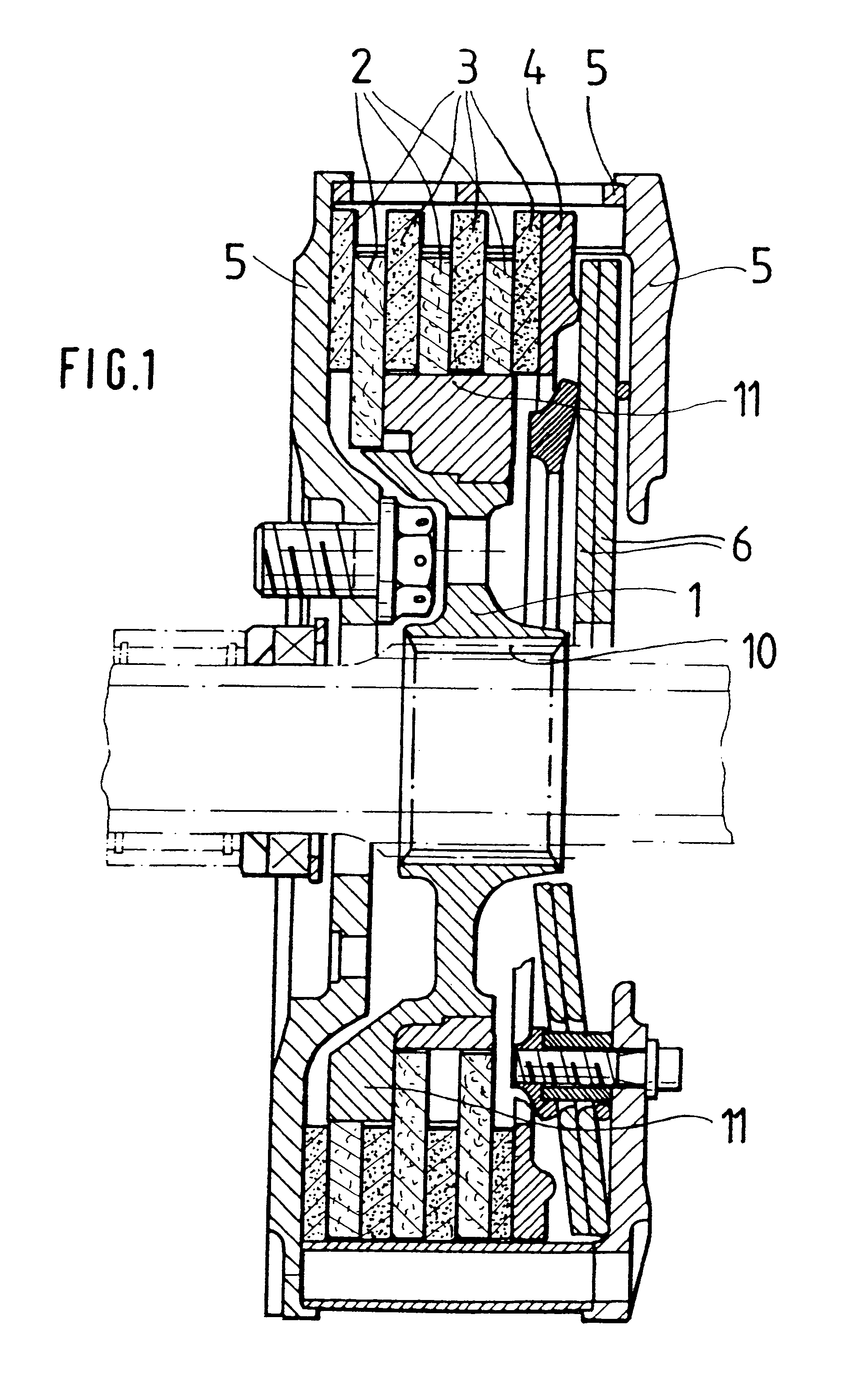 Friction clutch with nickel-chromium alloy spring elements