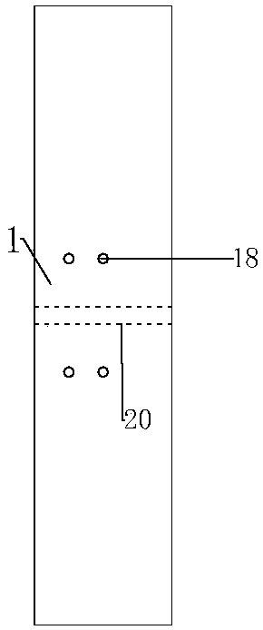 Self-centered prefabricated concrete beam-column joint device with top and bottom provided with friction energy dissipation devices