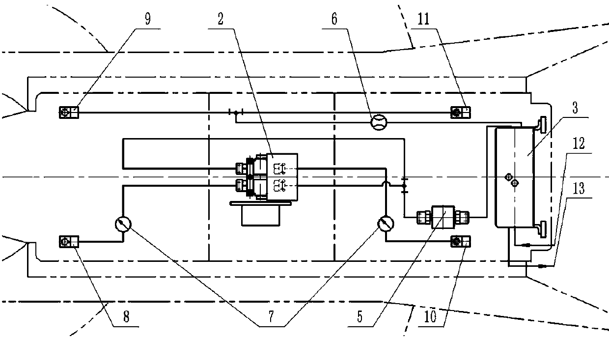 Coal shearer forced lubrication system based on gravity control