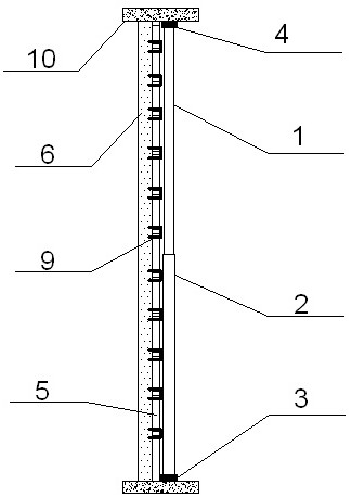 Detachable and usable roadway filling retaining wall and construction method thereof