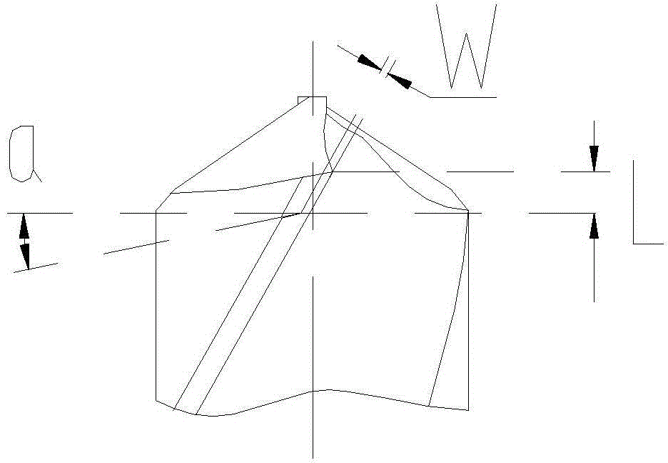 J-shaped seamed edge correction auger bit