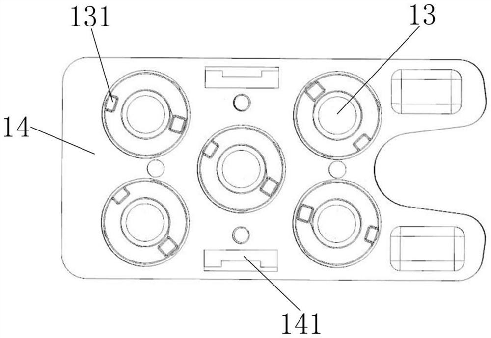Instrument component assembly detection mechanism, detection method and instrument component thereof