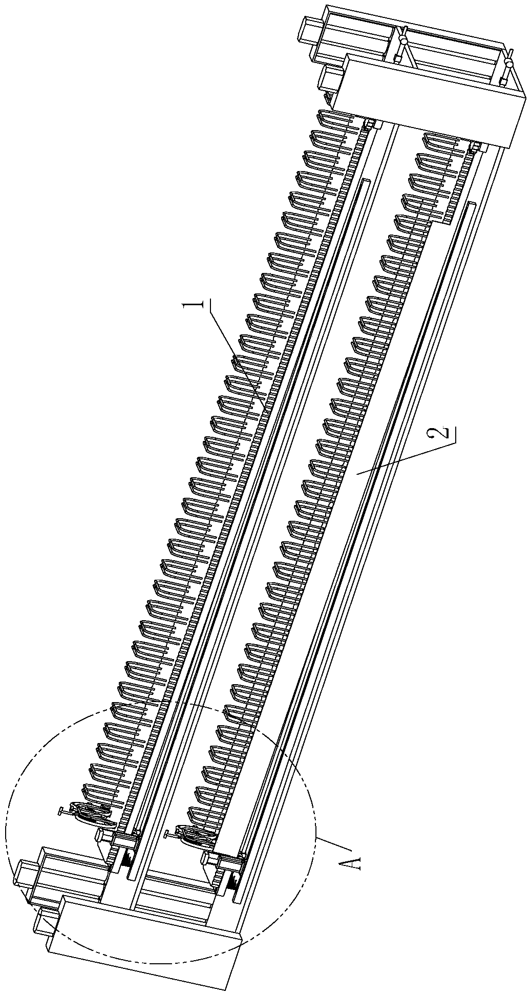 Vehicle parking device for transporting shared bicycles