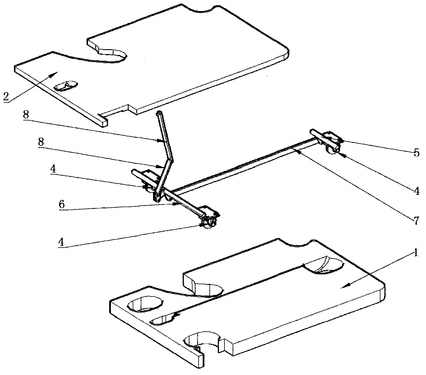 Transformable multifunctional computer table