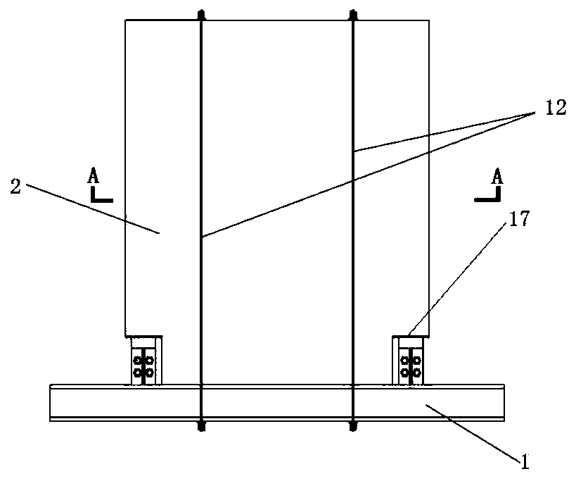 Self-reset cross-laminated bamboo wallboard (CLB) swing wall and preparation method thereof
