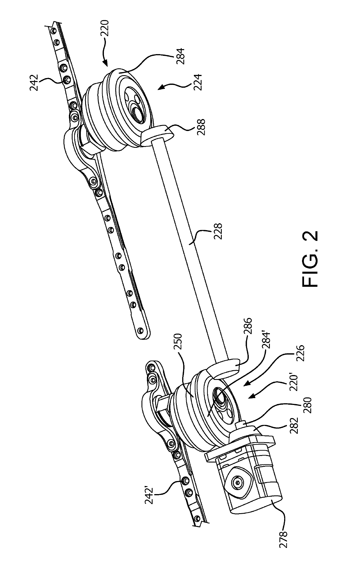 Direct shaft connected dual center knife drive for an agricultural harvester