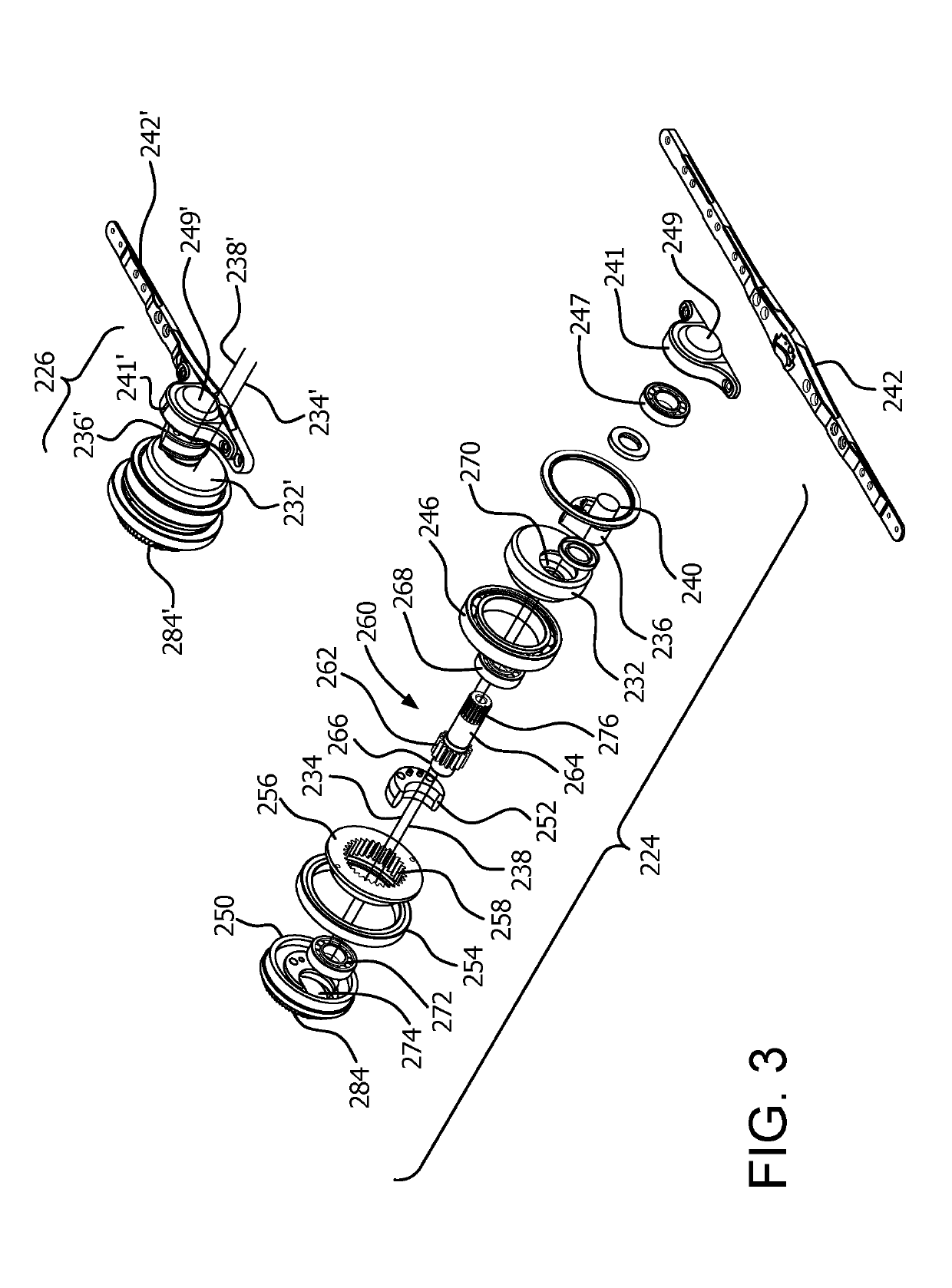 Direct shaft connected dual center knife drive for an agricultural harvester