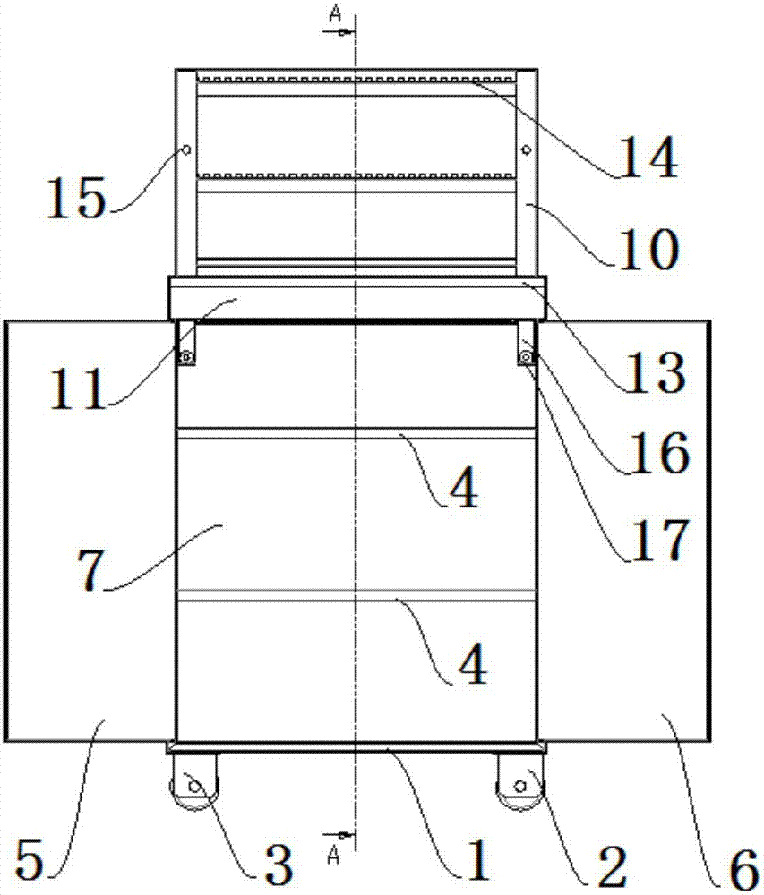 Use method of tool box for building site