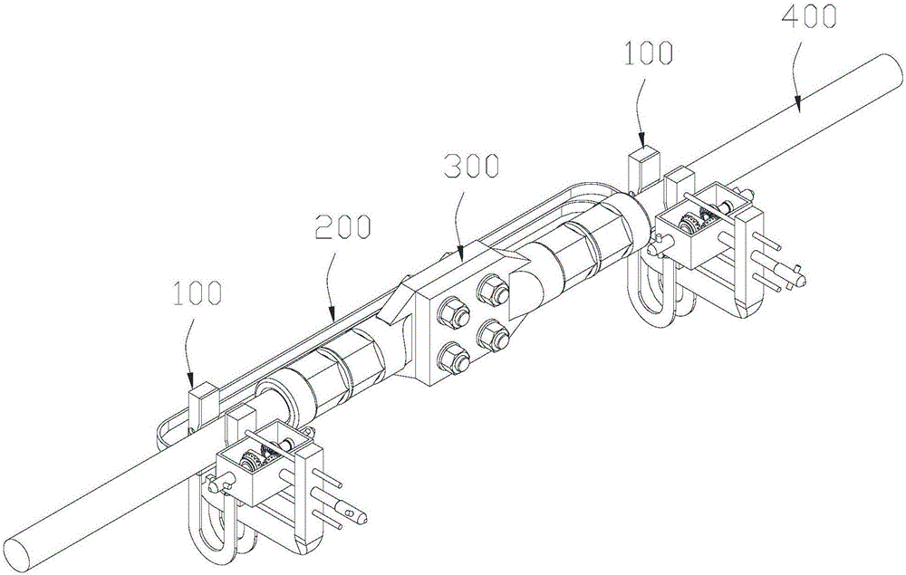 Copper bar shunting clamp assembly