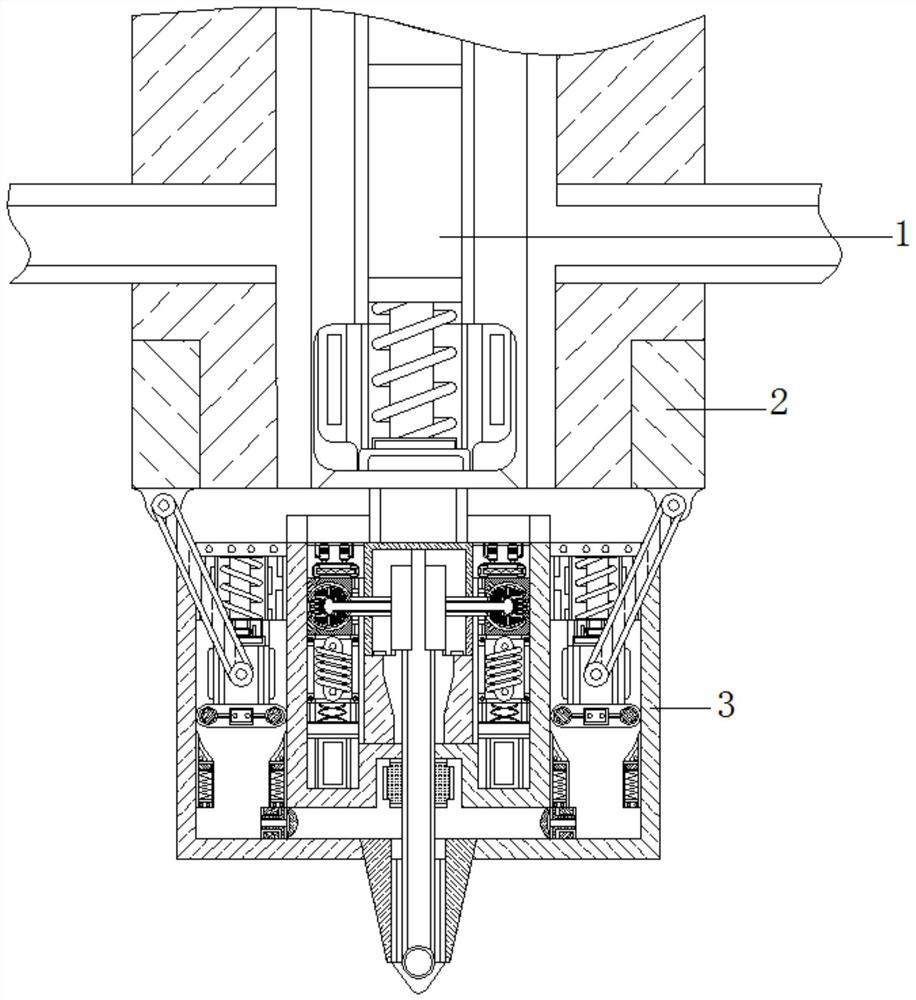 Computer microchip automatic detection and glue dripping auxiliary equipment for software development