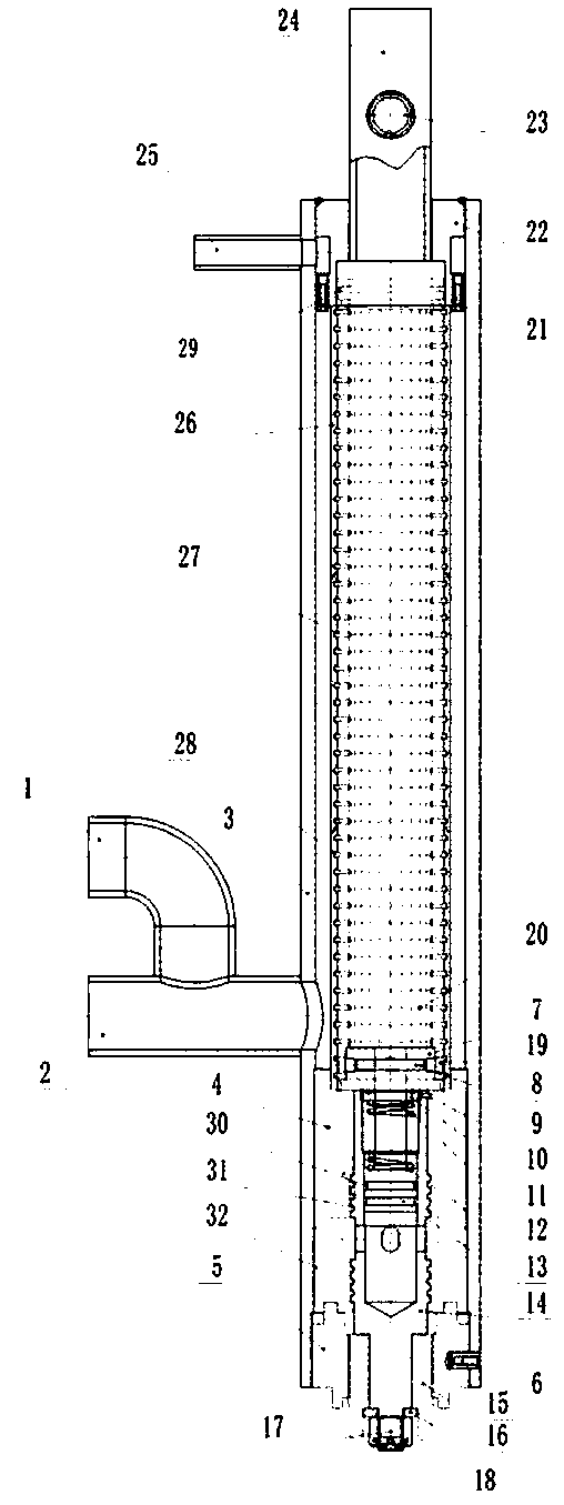 High-speed jet self-cleaning filtering device