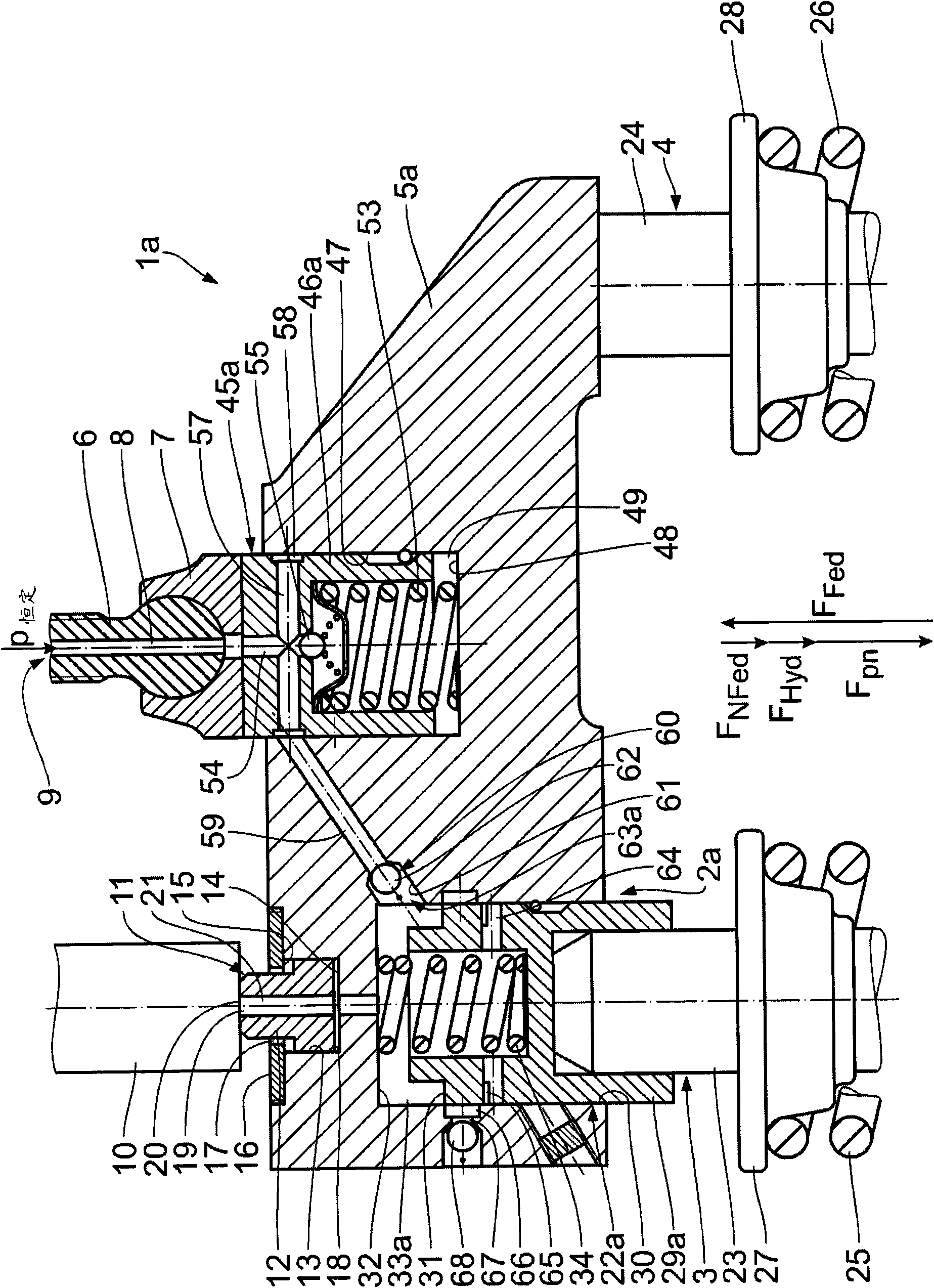 Combustion engine with a motor brake device