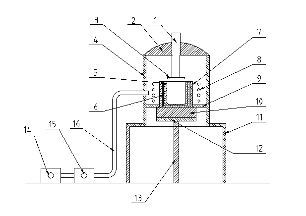 Solid-liquid separation method and device for polycrystalline silicon ingot