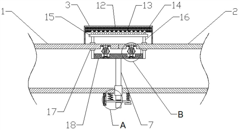 Pipeline connecting piece with pressure-resistant function