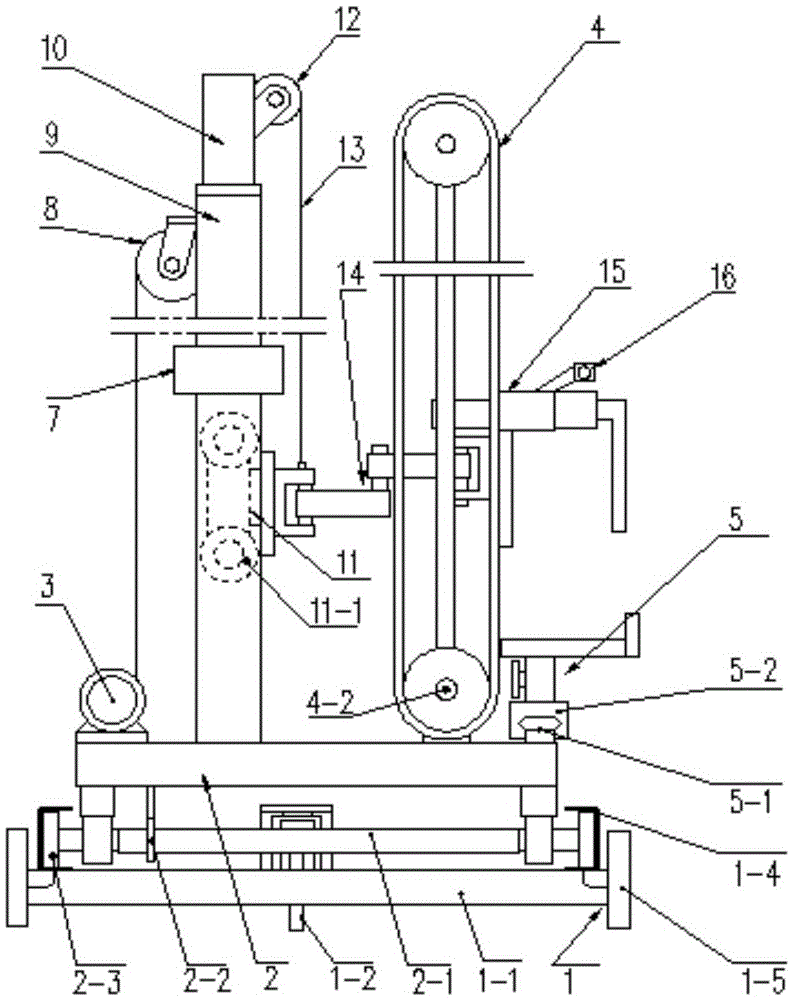 Foldable wall-laying machine and wall-laying method