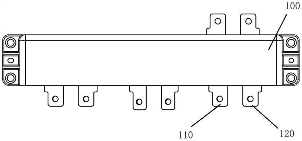 Capacitor parallel structure applied to power electronic device