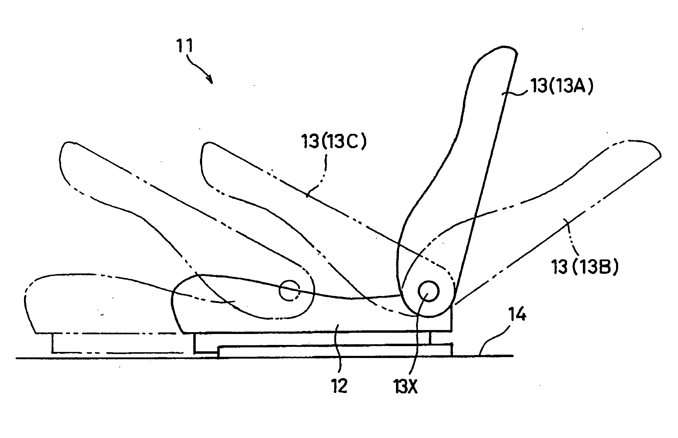 Reclining mechanism of a reclining seat
