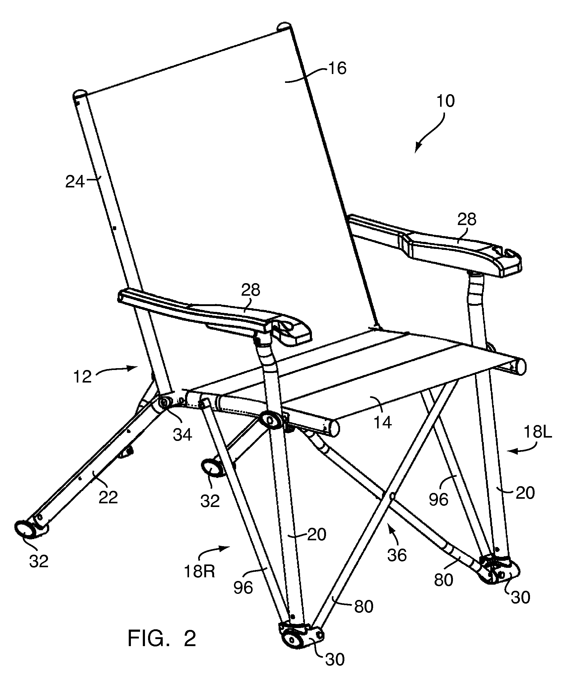 Unifoldable reclining chair