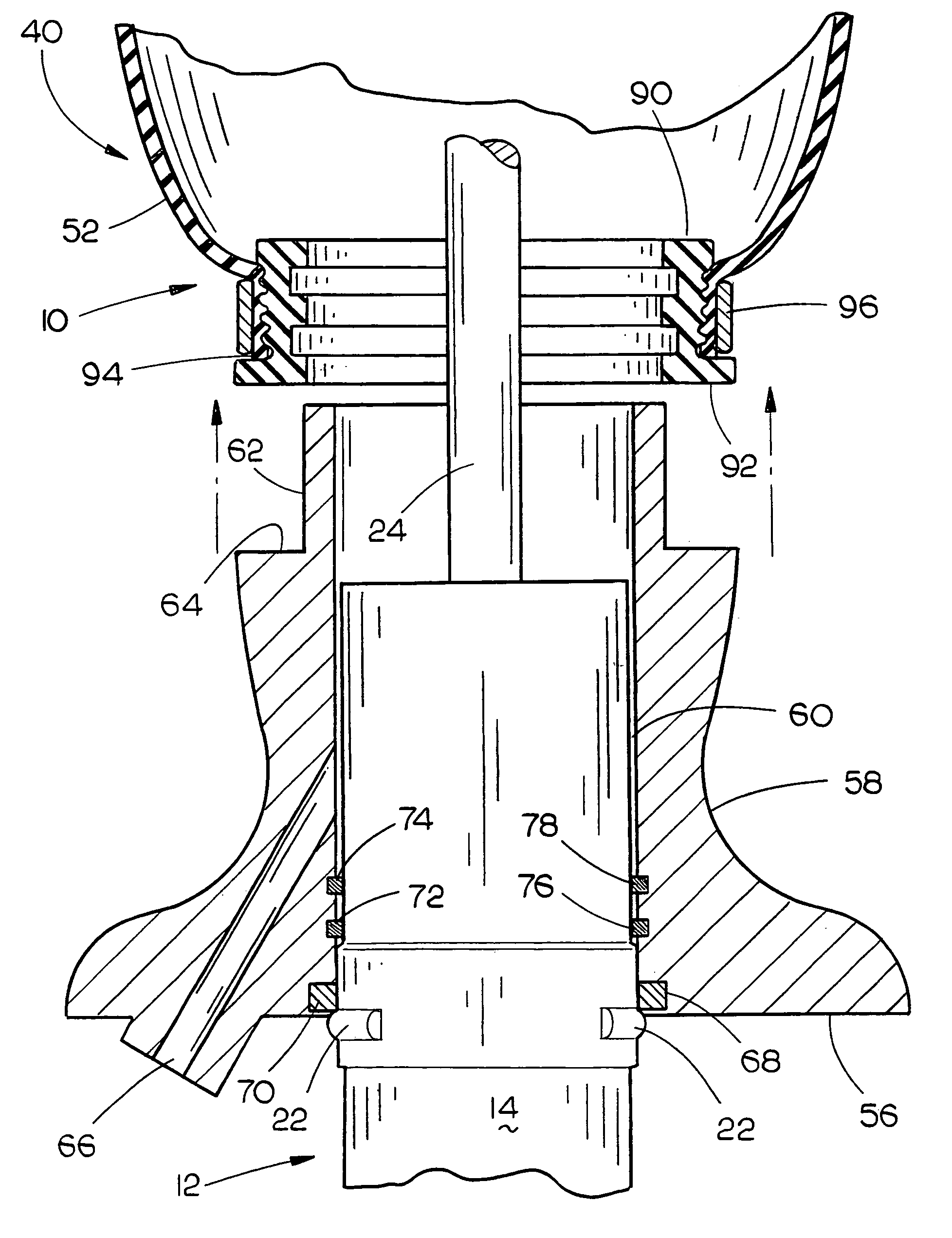 Air spring and shock absorber assembly for use in suspension systems