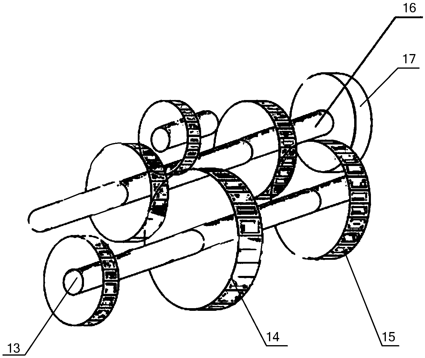 Umbrella-shaped wave energy power generating device using gearbox