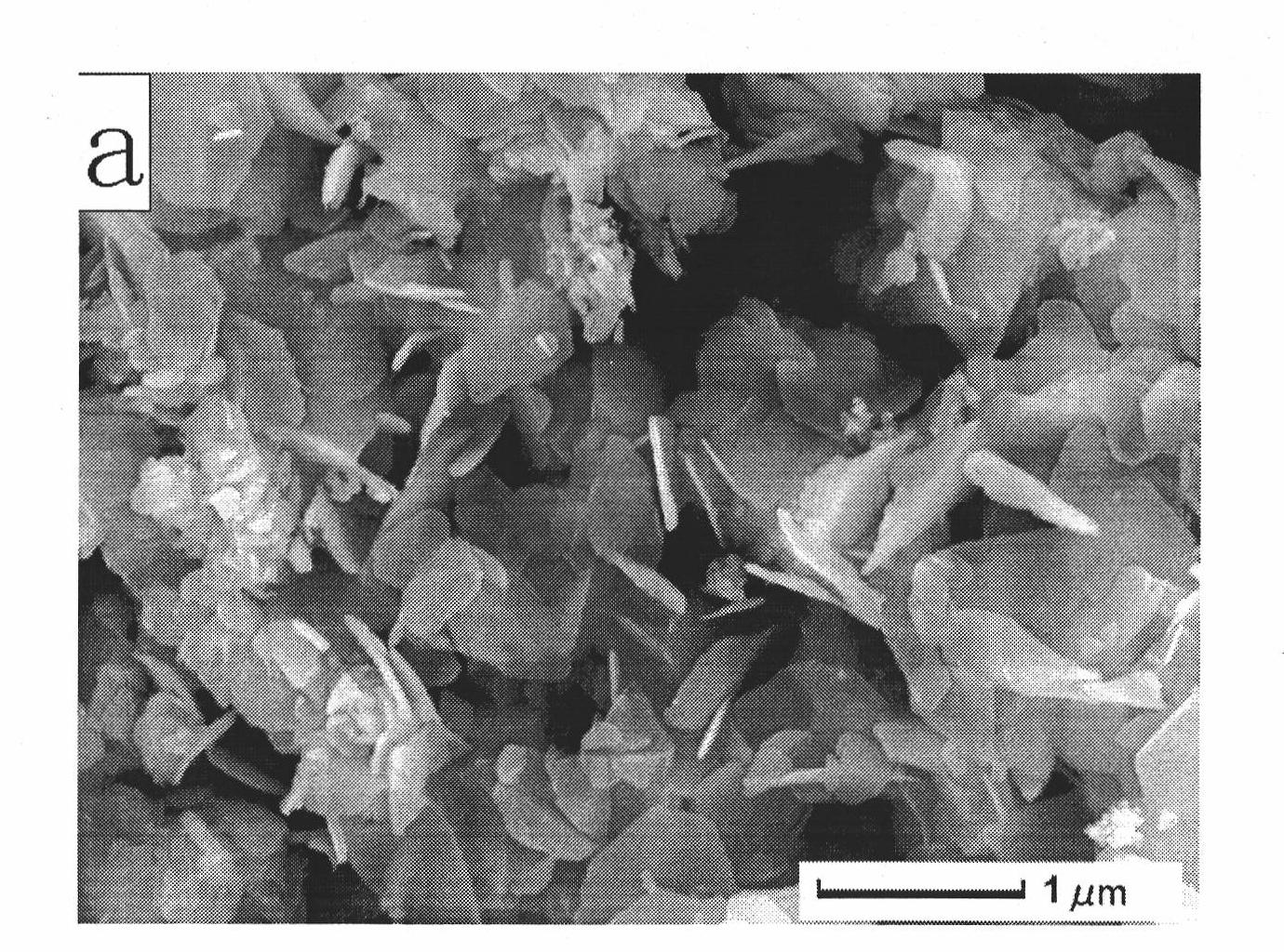 Method for preparing tungsten diselenide nano sheets