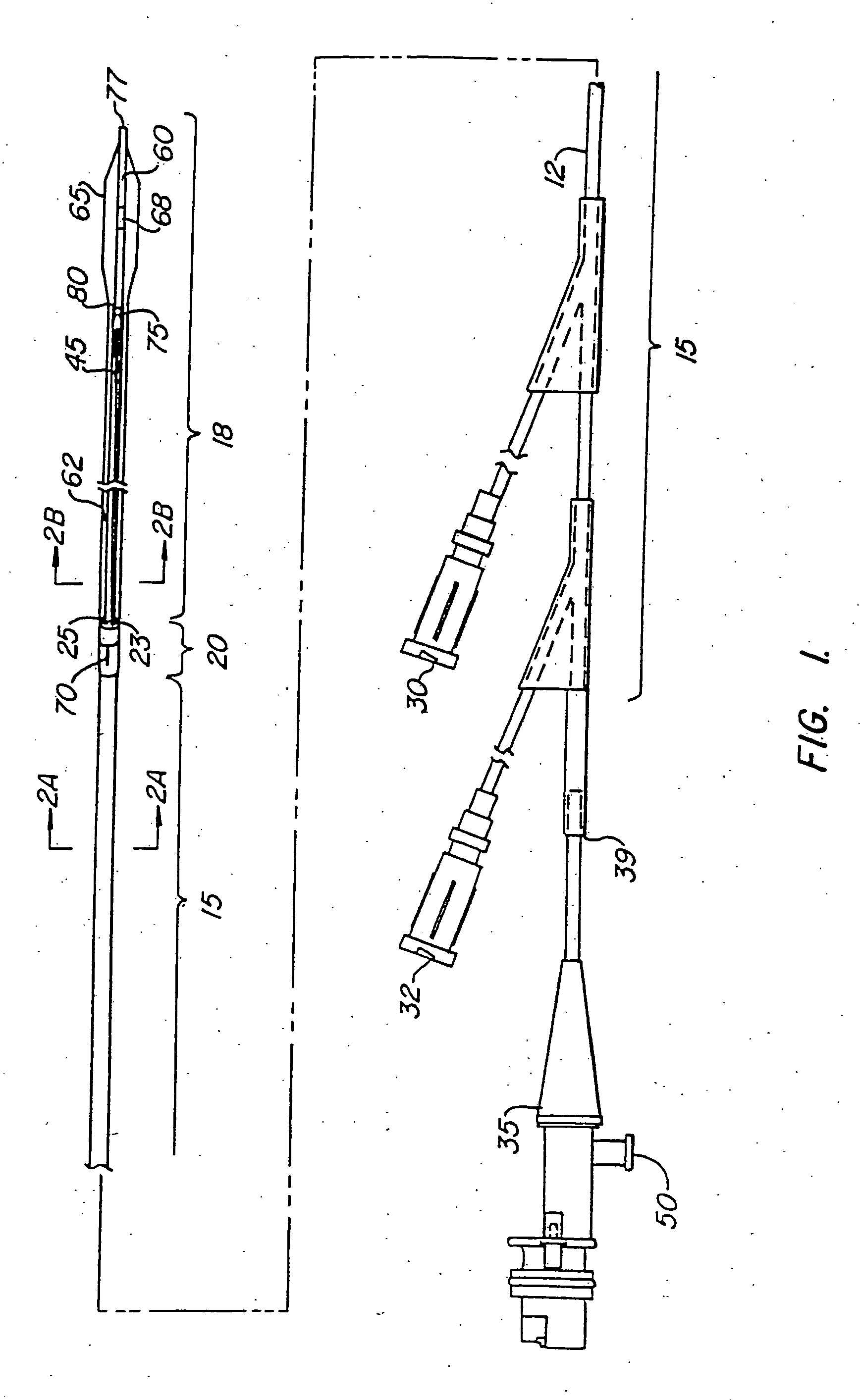 Catheter system having a balloon angioplasty device disposed over a work element lumen