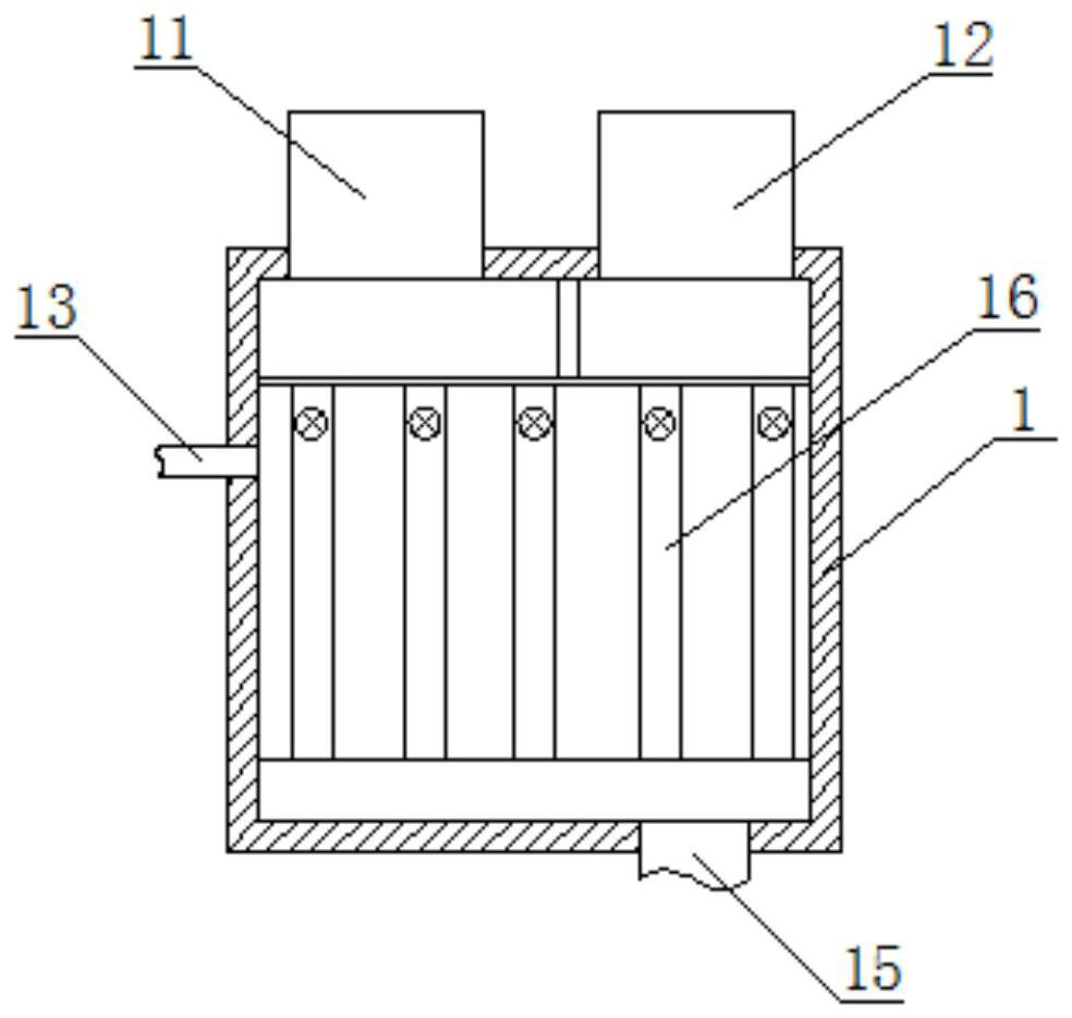 Heating furnace fused salt heating flue waste heat recovery device and method