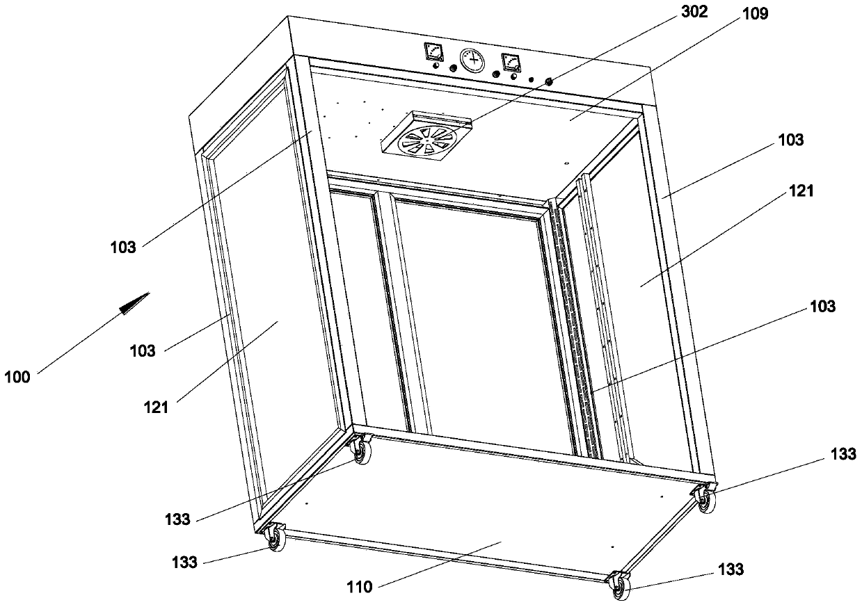 Ventilation device applicable to SPF-grade experimental animal raising equipment