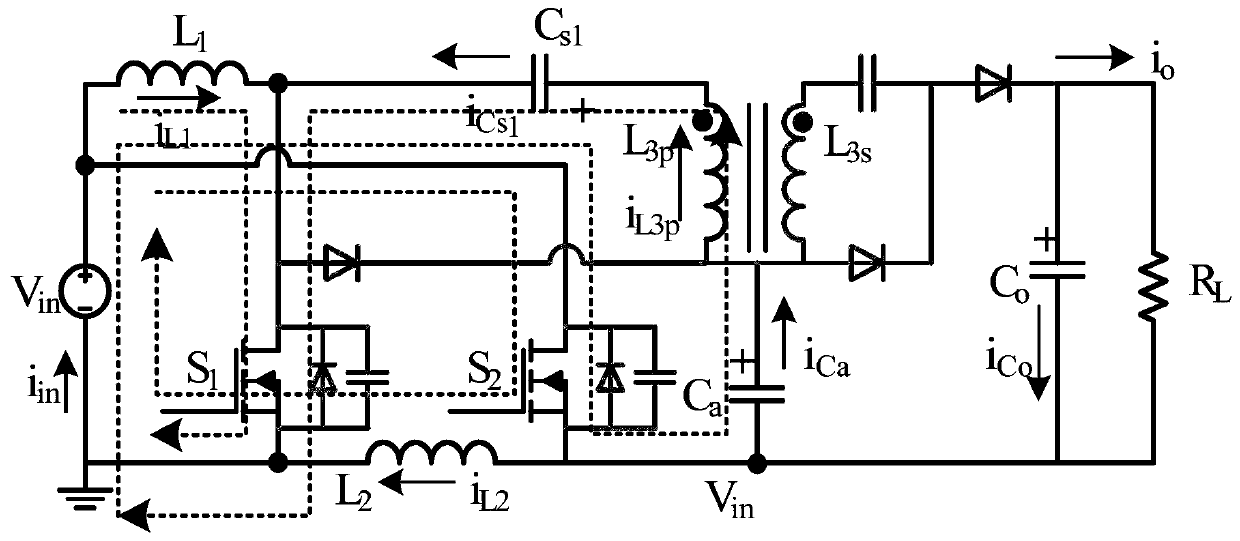 High-step-up-ratio DC/DC converter based on improved SEPIC circuit