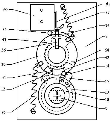 Cam Mechanism and Turning Ring Forced Reset Device of Fingerprint Lock