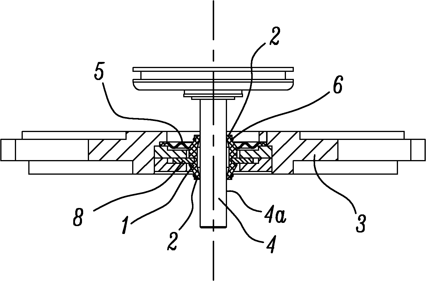 Reciprocating oil seal structure of compressor