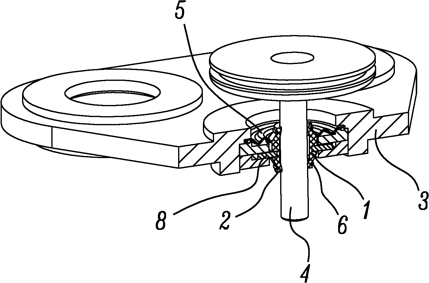 Reciprocating oil seal structure of compressor