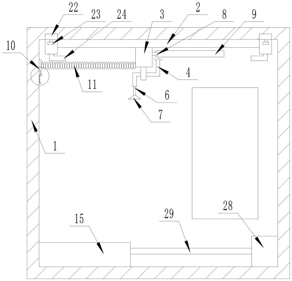 A sprinkler device for controlling humidity in greenhouse