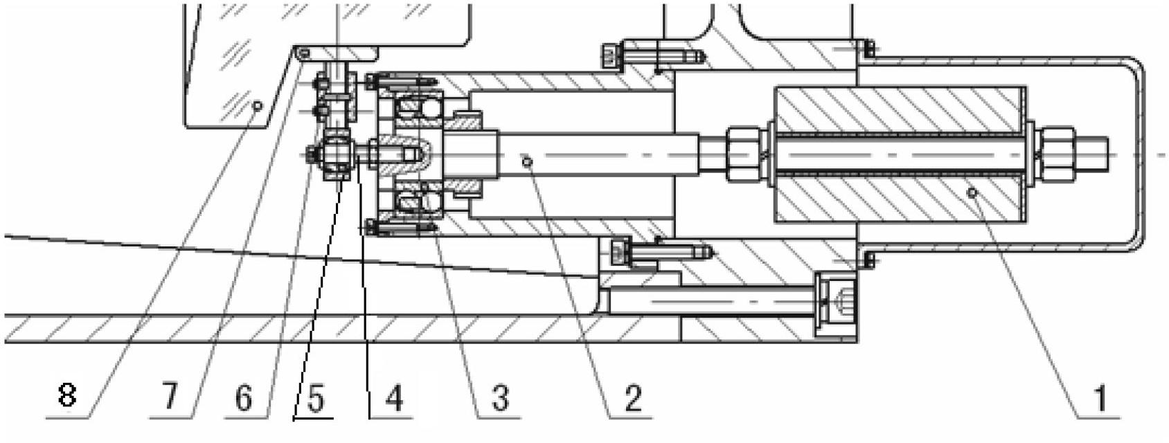 Self-balance device for side support of primary mirror of equatorial telescope